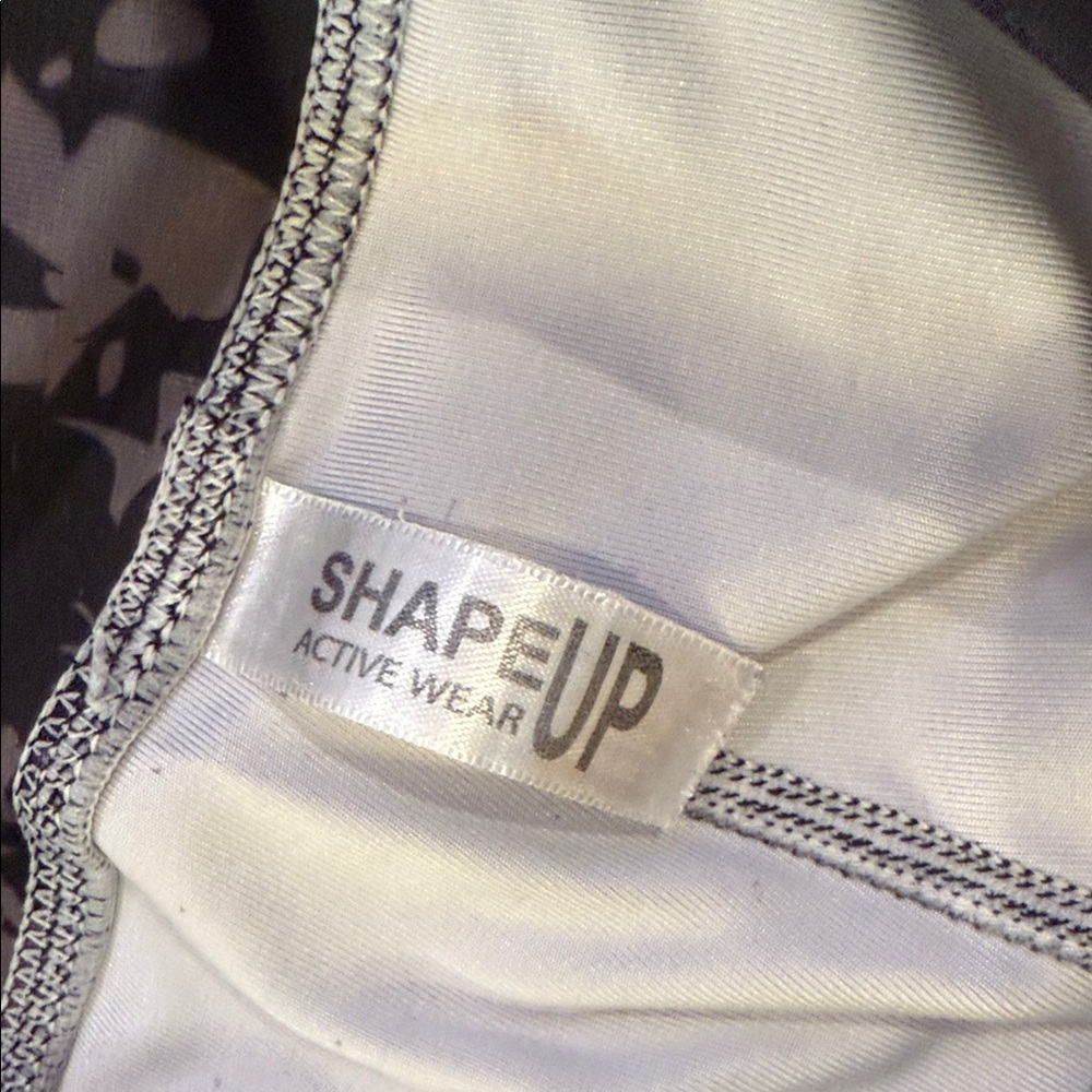 Shape Up Black and White Woman’s Leggings - Picture 2 of 11
